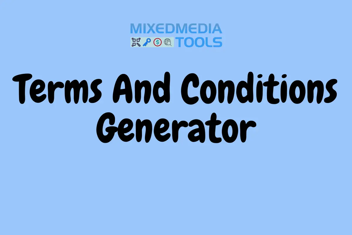 What is Terms And Conditions Generator?