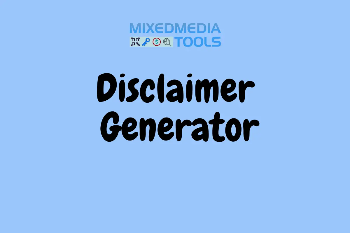 What is Disclaimer Generator?